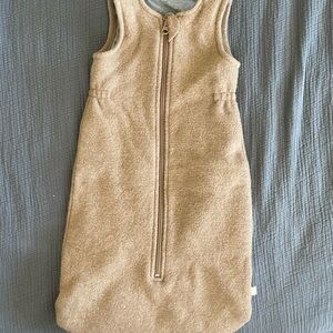 SOLD Tan Disana Wool Sleeveless Baby Sleeping Bag